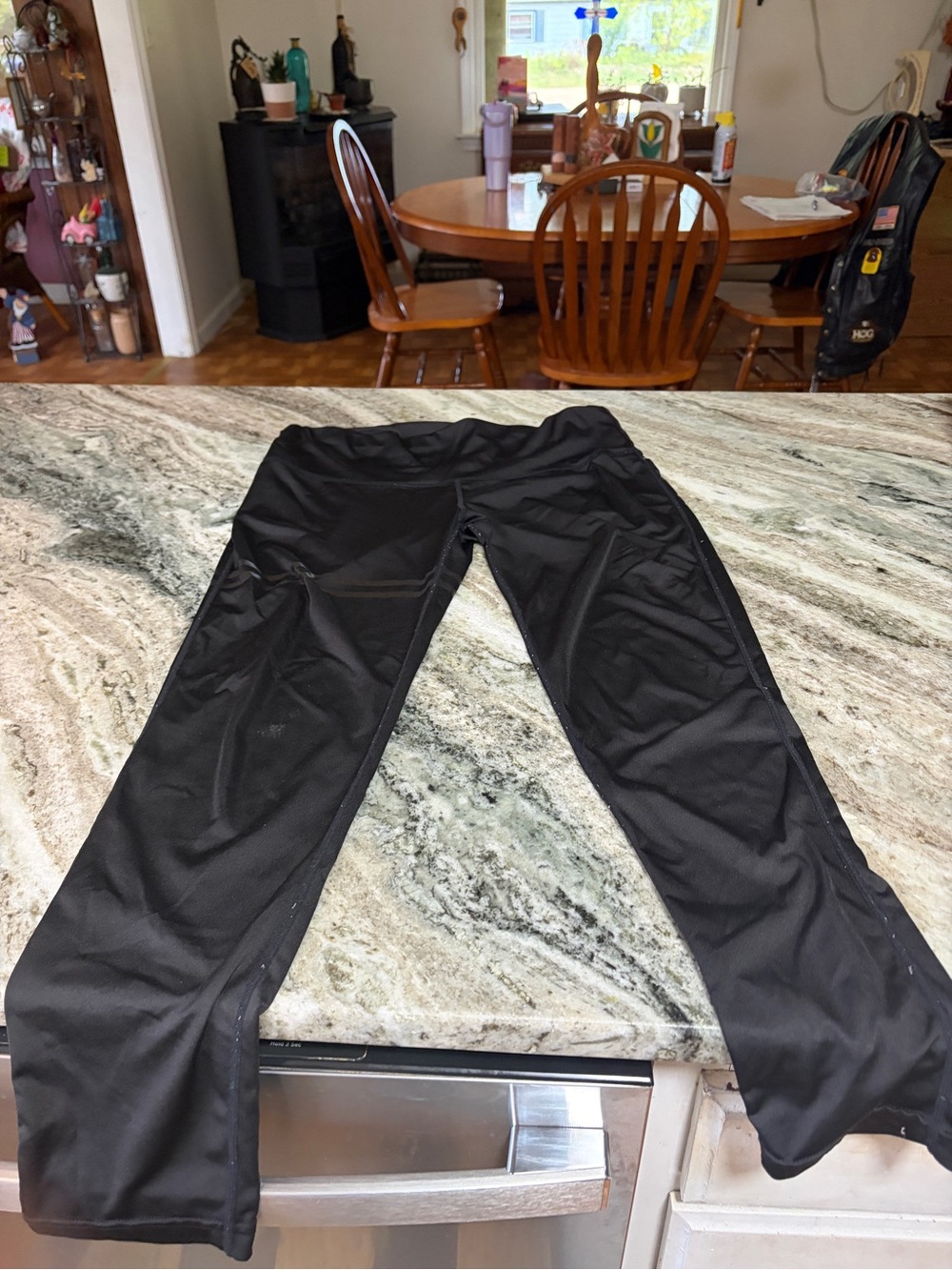 Women's Black Performance Leggings - Stretch Active Pants
